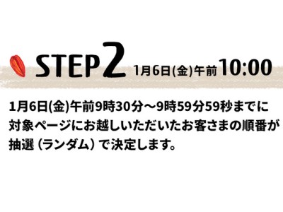 サロンデュショコラ2023の抽選対象